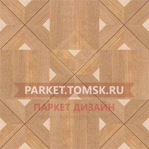 Художественный паркет Модули (мозайка) Дуб Селект, Клён, Орех